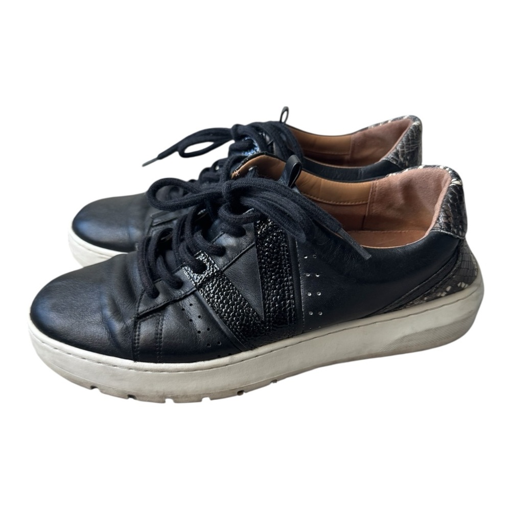 Vionic Black Leather Sneakers - image 1